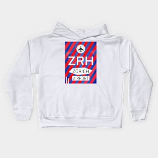 ZRH Zurich style Kids Hoodie